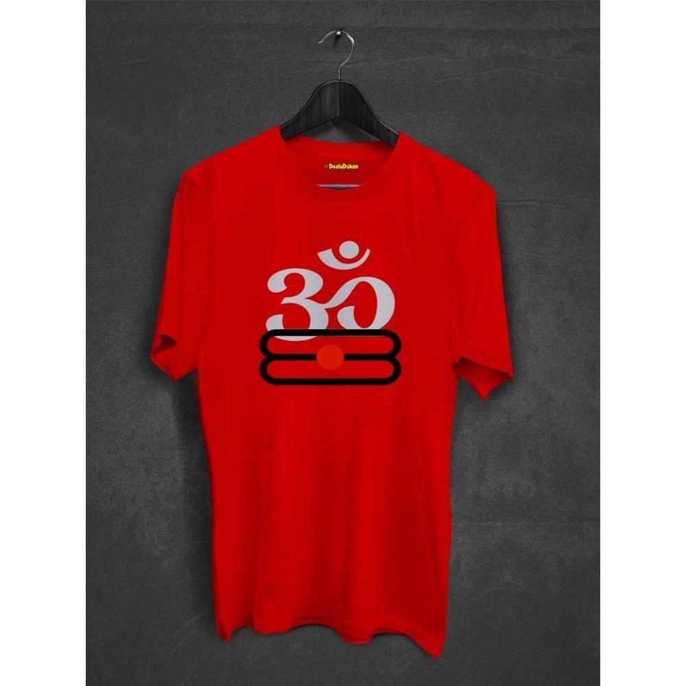 Aum Tilak Shivji Cotton Tshirt
